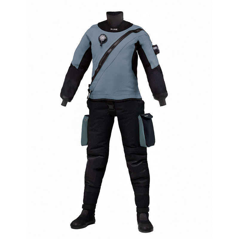 AQUA TREK EVO - MADE TO ORDER - NEW - Women's Drysuit - BLK,GRY,KGR,ORG,YEL