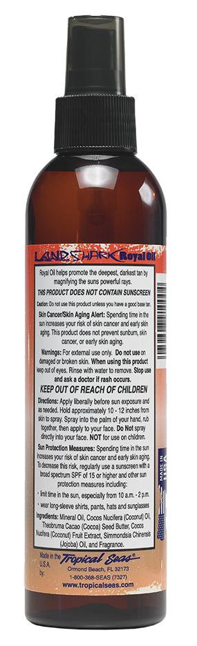 ROYAL TANNING OIL NO SUNSCREEN OIL SPRAY