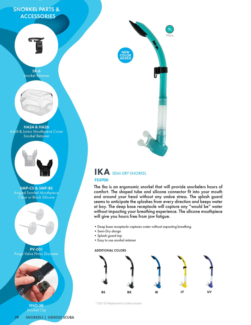 Ika Semi Dry Snorkel
