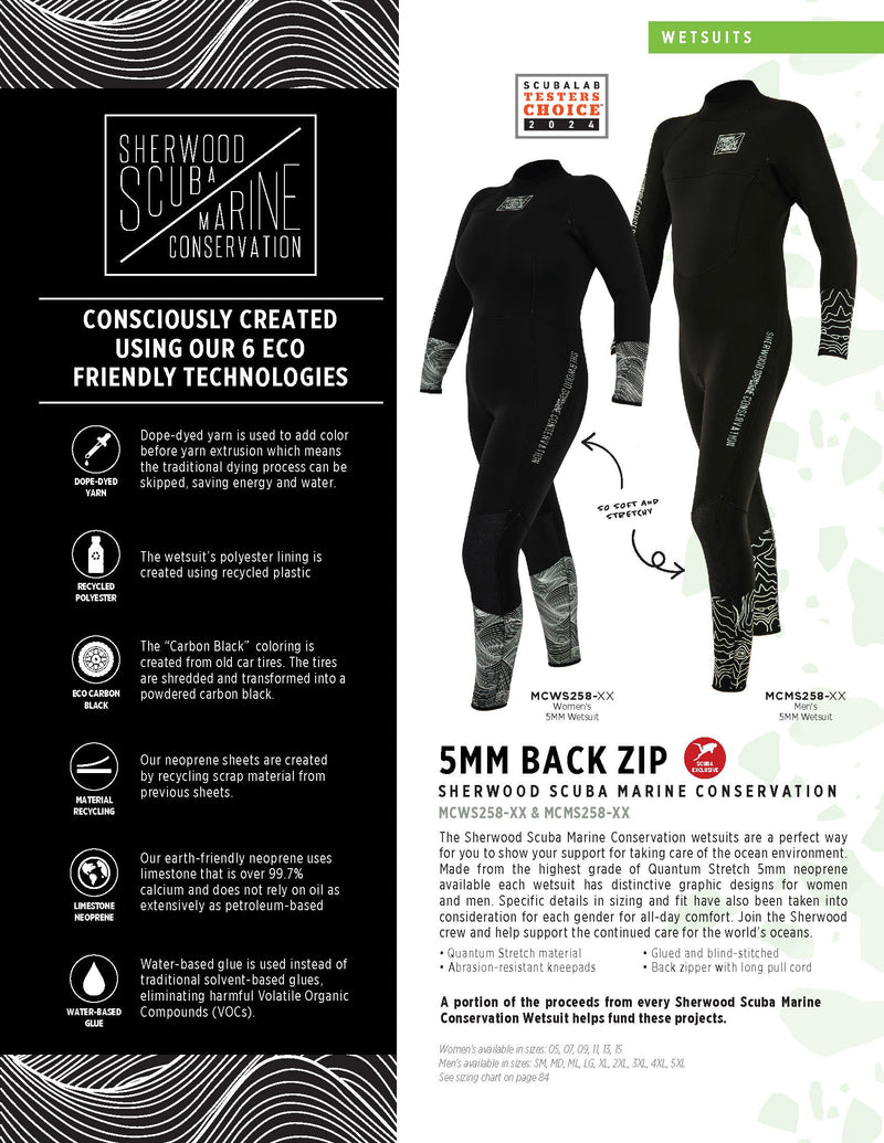 Phantom 5mm Quantum Stretch Back Zip Full