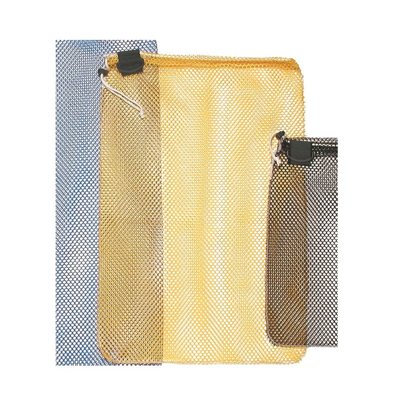 Mesh Drawstring Bag with D-Ring