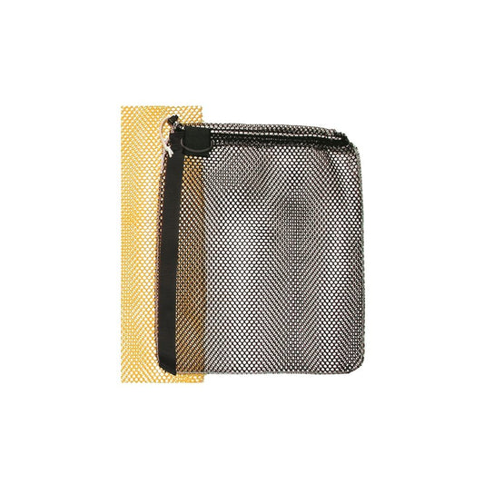 Mesh Drawstring Bag with Strap