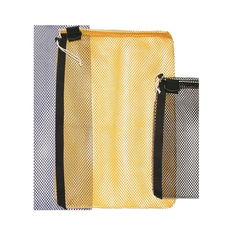 Mesh Drawstring Bag with Strap