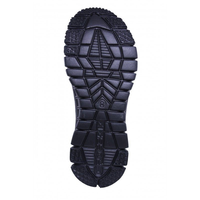 Crosskix APX Blackwater shoe sole bottom view displaying geometric tread pattern and grip design