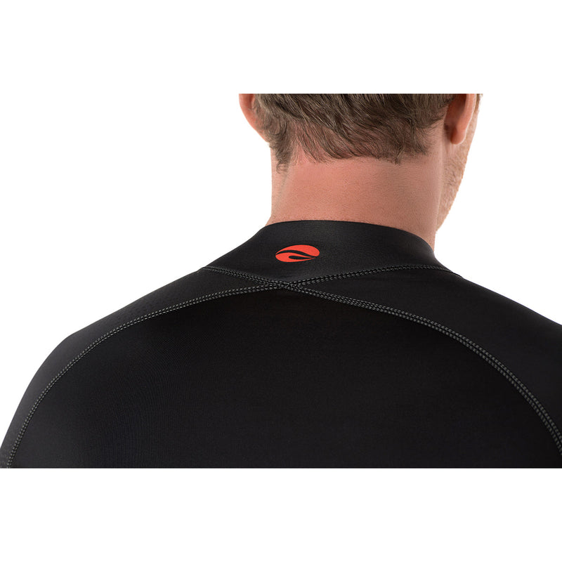 EXOWEAR LONG SLEEVE TOP, MEN'S - BLK/GRY