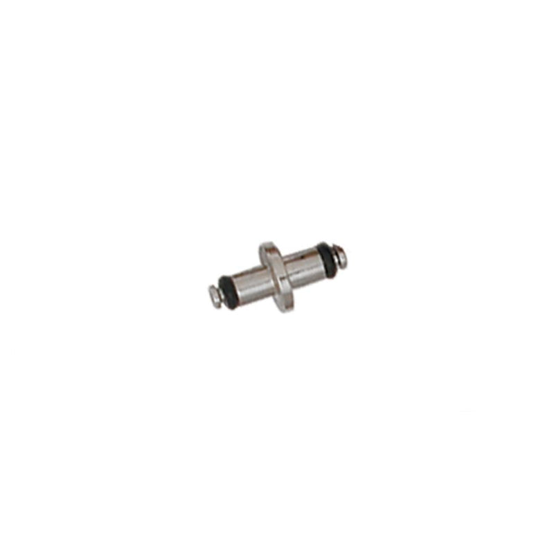 Innovate Scuba Concepts compact threaded connector with black O-ring seals for scuba diving equipment assembly
