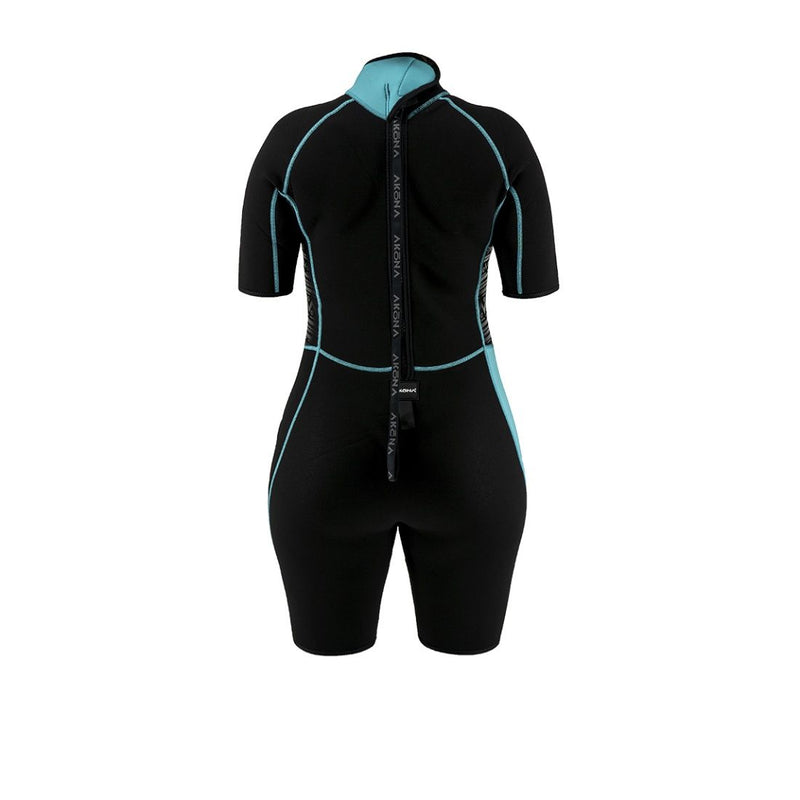 2.5mm Women's Shorty (Back Zip) - Tiffany