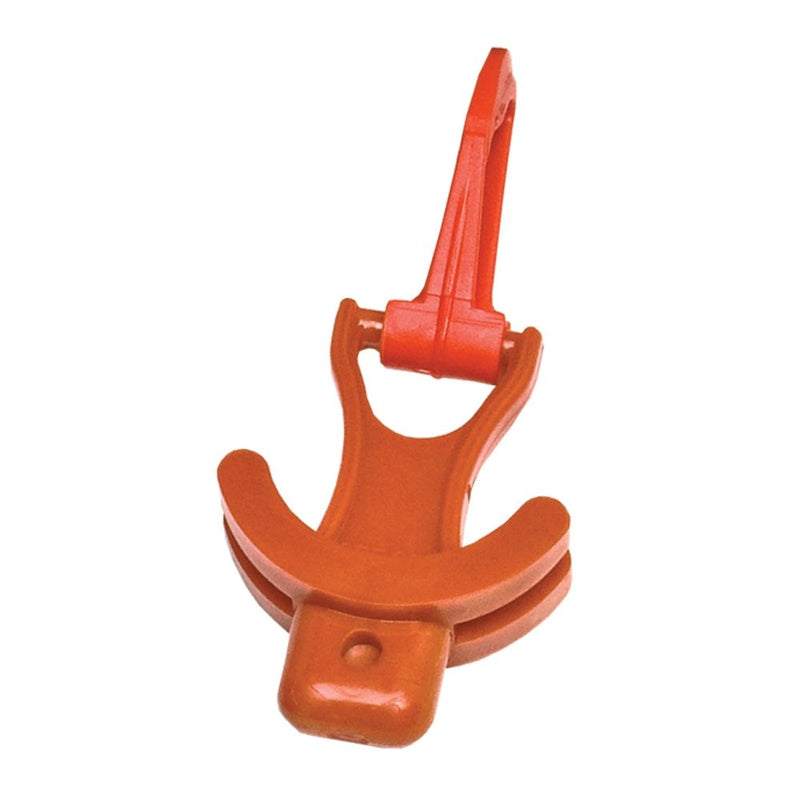 Innovative Scuba Concepts orange octopus holder with clip attachment for diving regulators