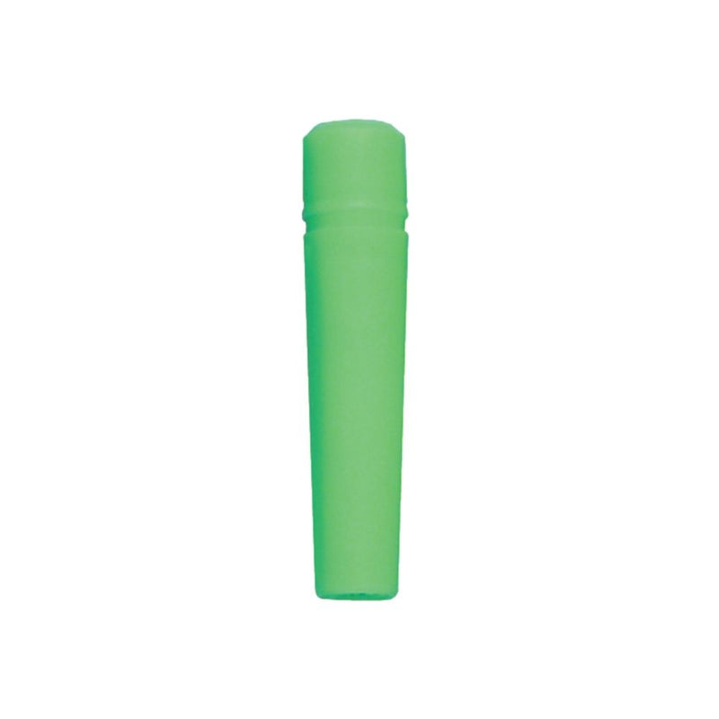 Green silicone spearfishing pole spear tip protector
