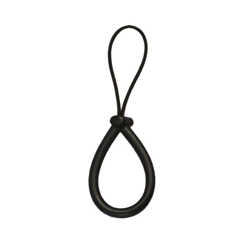 Innovative Scuba Concepts black diving lanyard with adjustable loop design for securing scuba accessories