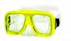 Innovative Scuba Concepts diving mask - yellow/lime green frame with clear lenses - compact product thumbnail
