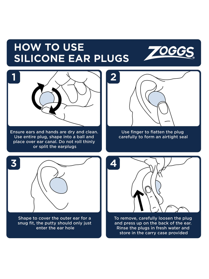 Zoggs Silicone Ear Plugs Zoggs Silicone Ear Plugs | Scuba School of America