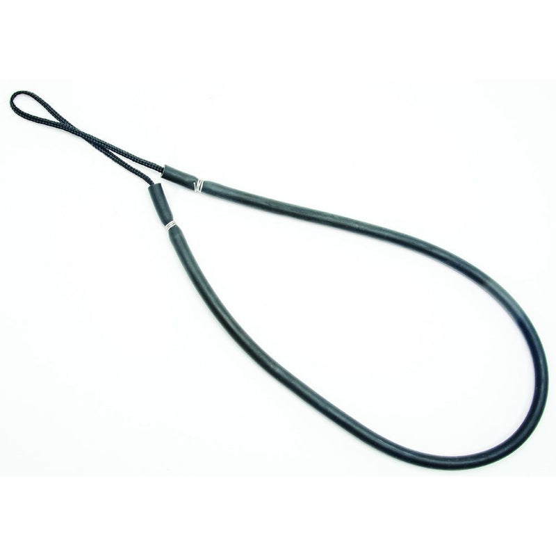 Black elastic power band sling with loop end for speargun propulsion - Innovative Scuba Concepts
