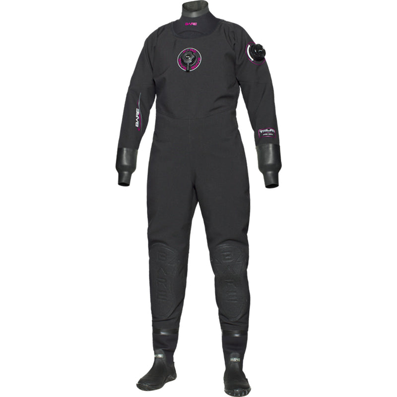 TRILAM PRO DRY - MADE TO ORDER - Women's Drysuit - BLK, PNK