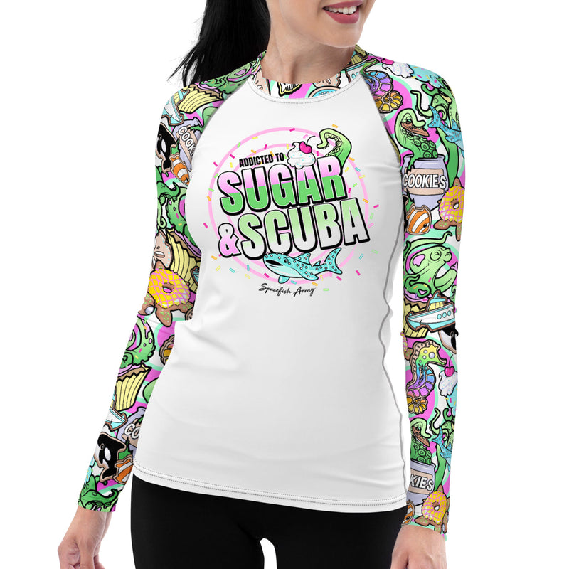 Sugar & Scuba Candy Octopus Contour Rash Guard