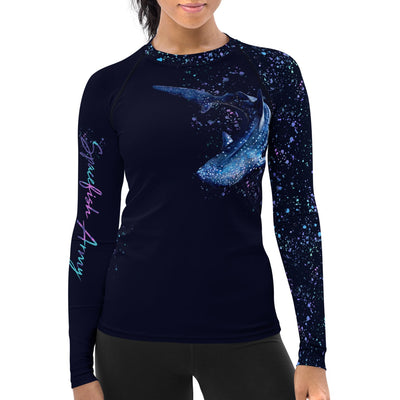 Whale Shark Wonderland Contour Rash Guard