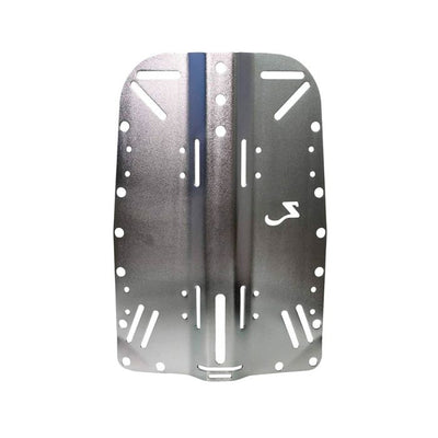 Zeagle Stainless Steel Backplate with Bolts and Straps Product Photo