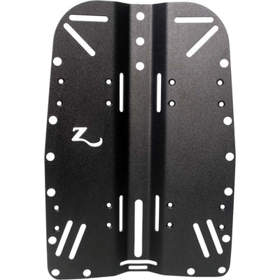 Zeagle Black Anodized Aluminum Backplate with Bolts and Straps Product Photo