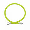 Zeagle 36” Yellow Braided Regulator Hose 3/8” Fitting Product Photo