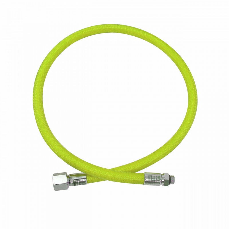 Zeagle 36” Yellow Braided Regulator Hose 3/8” Fitting Product Photo