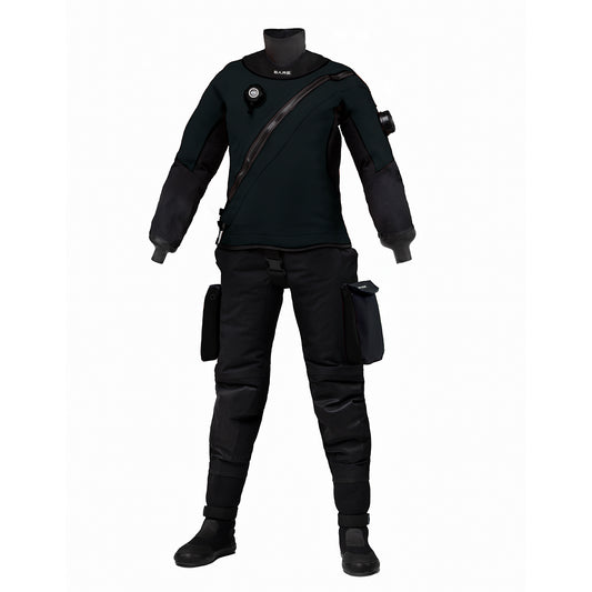 AQUA TREK EVO - MADE TO ORDER - NEW - Women's Drysuit - BLK,GRY,KGR,ORG,YEL