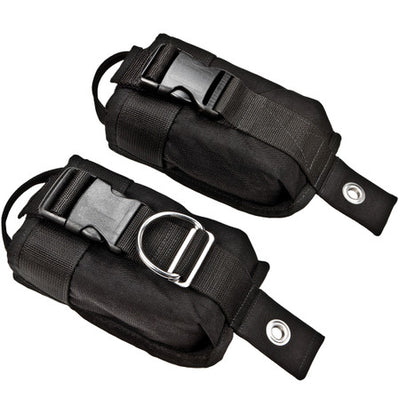 XDEEP Two-Piece Weight Pockets XL – set of two detachable pockets, each holding up to 6 kg, with secure flap and buckle system