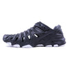 Crosskix 2.0 Knightrider dark gray athletic clog with perforated upper and white sole, side view