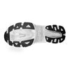Crosskix 2.0 Whiteout water shoe outsole view displaying the white and black rubber tread pattern with grip zones for traction