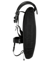 XDEEP HYDROS 40/50 DIR – rear view showing dual-tank wing profile and full harness setup
