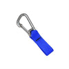Innovate Scuba Concepts 3.25-inch stainless steel carabiner with blue webbing strap attachment