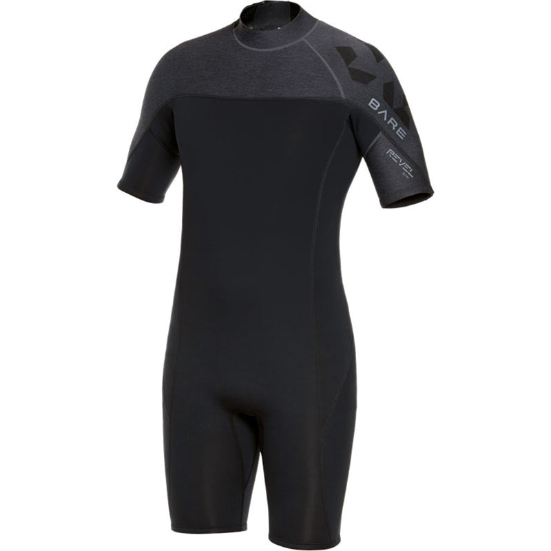 2mm Revel Shorty Wetsuit, Lightweight Suit for Diving and Snorkeling-Scuba Schools of America