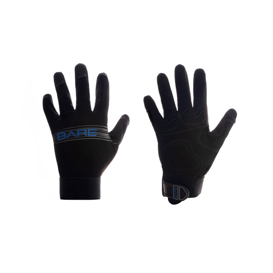 2MM TROPIC PRO GLOVE (DBL AMARA) - BLK, AQUA-Scuba Schools of America