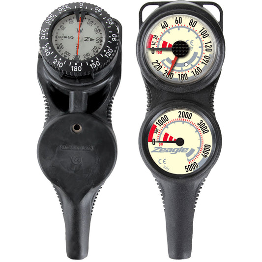 Zeagle Slimline Co-Pilot Console with Black Hose Product Photo