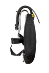 XDEEP NX PROJECT BC – rear view with double tank straps and heavy-duty harness system