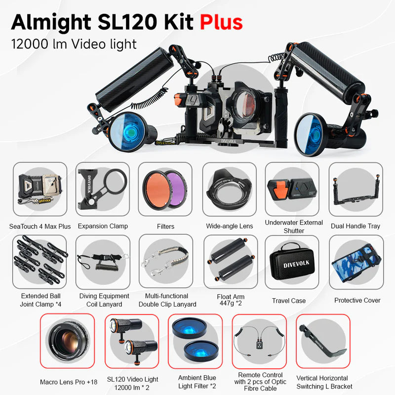 DIVEVOLK SeaTouch 4 Max Plus Almighty Kit Underwater Housing for Smartphones