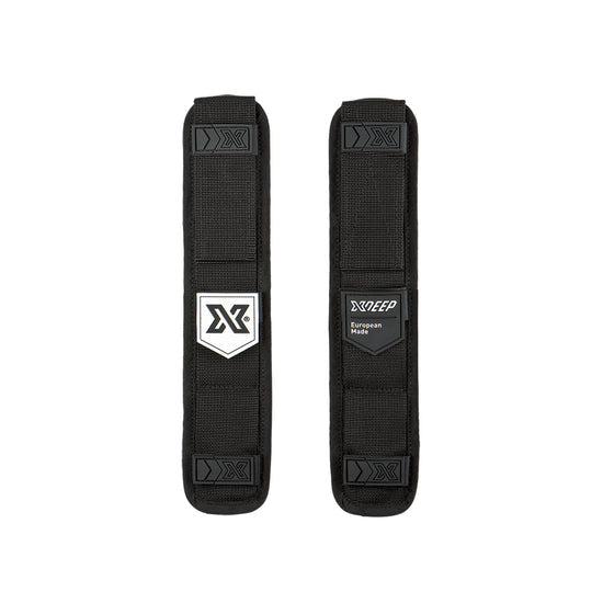 XDEEP 3D Mesh shoulder strap pads – short version for streamlined dive harness comfort
