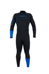3mm Men's Quantum Stretch Full Suit Blue-Scuba Schools of America