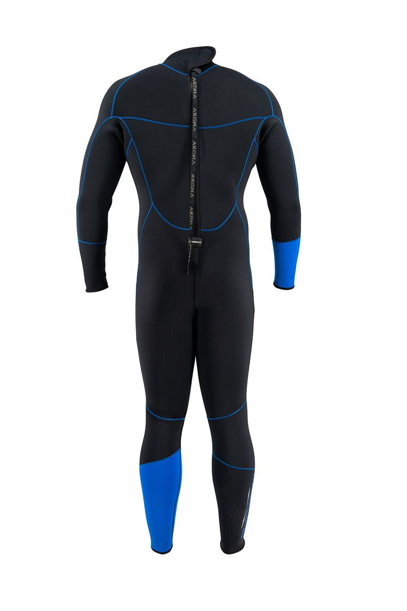 3mm Men's Quantum Stretch Full Suit Blue-Scuba Schools of America