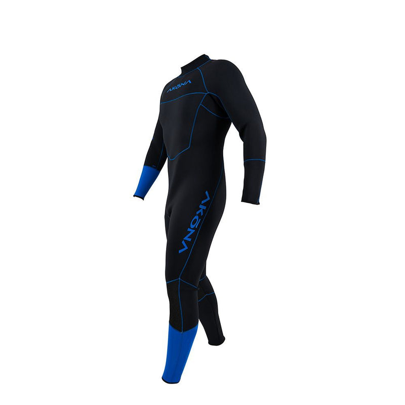 3mm Men's Quantum Stretch Full Suit Blue-Scuba Schools of America