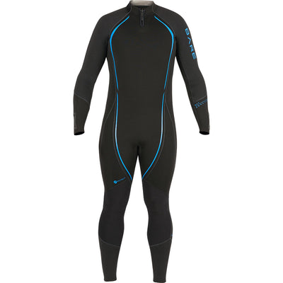 3MM REACTIVE MENS WETSUIT FULL - BLK, BLU-Scuba Schools of America