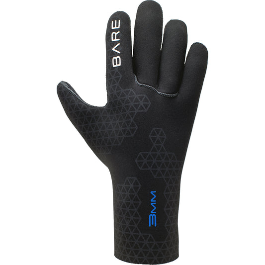 3MM S-FLEX GLOVE - BLK-Scuba Schools of America
