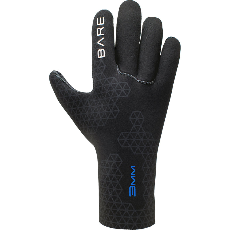 3MM S-FLEX GLOVE - BLK-Scuba Schools of America