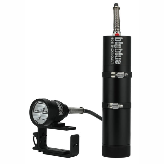 4000 Lumen Tech Light Backmount EOS, Narrow Beam Spotlight for Cave and Wreck Diving-Scuba Schools of America