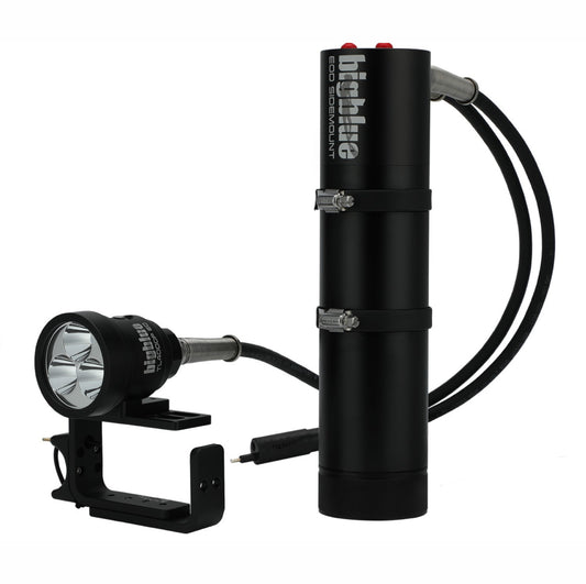 4000 Lumen Tech Light Side Mount EOD, High CRI Focused Beam for Sidemount Technical Divers-Scuba Schools of America