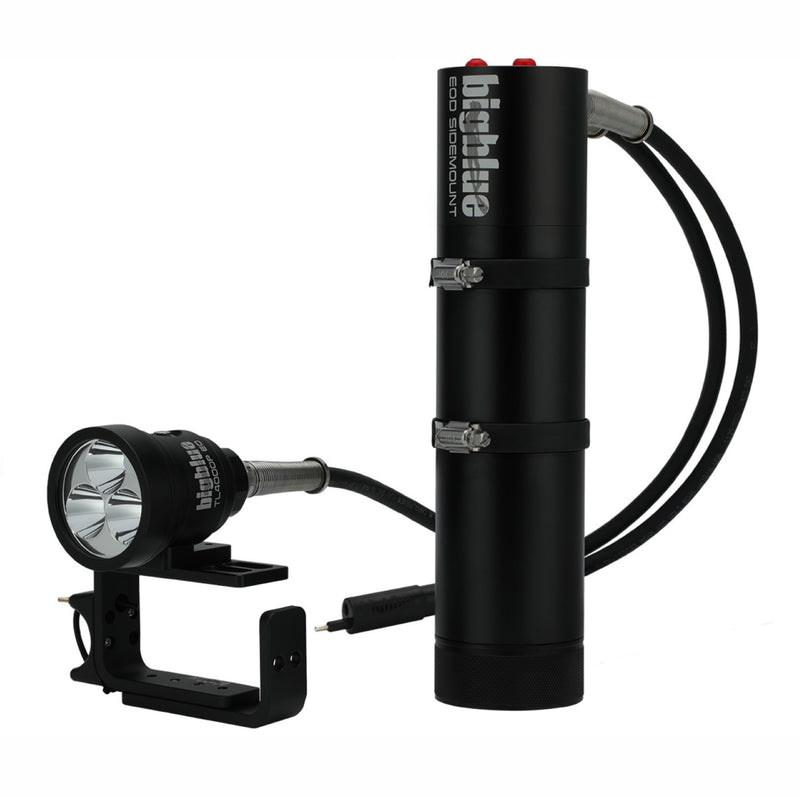4000 Lumen Tech Light Side Mount EOD, High CRI Focused Beam for Sidemount Technical Divers-Scuba Schools of America
