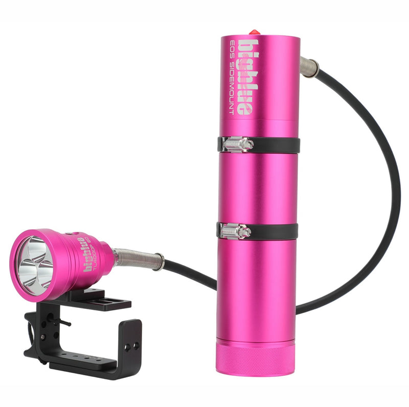 4000 Lumen Tech Light Side Mount EOS, Narrow Beam Spotlight for Cave and Wreck Diving-Scuba Schools of America