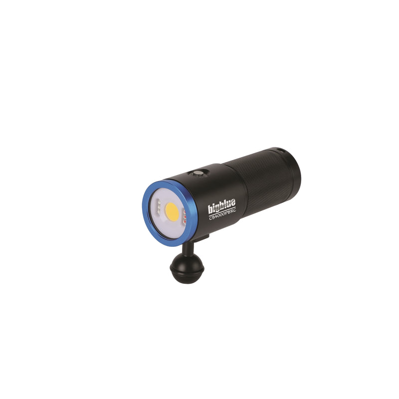 4000 Lumen Video Light with Built In Blue and Red LED Remote Control Ready, Wide Beam Underwater Illumination, Technical Dive Accessory-Scuba Schools of America