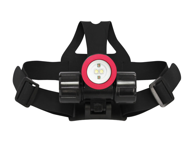 450 Lumen Extra Wide Beam Head Light, Hands Free Underwater Illumination, Scuba Night Diving Gear-Scuba Schools of America