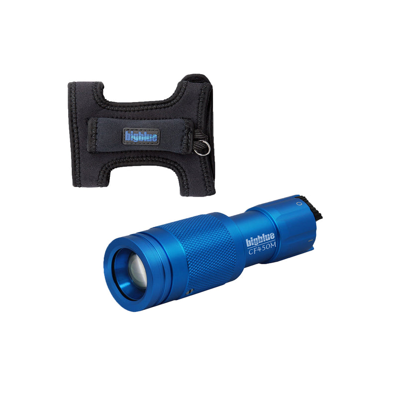 450 Lumen Mini Adjustable Beam Dive Light, Compact Underwater Illumination, Scuba Exploration Gear-Scuba Schools of America