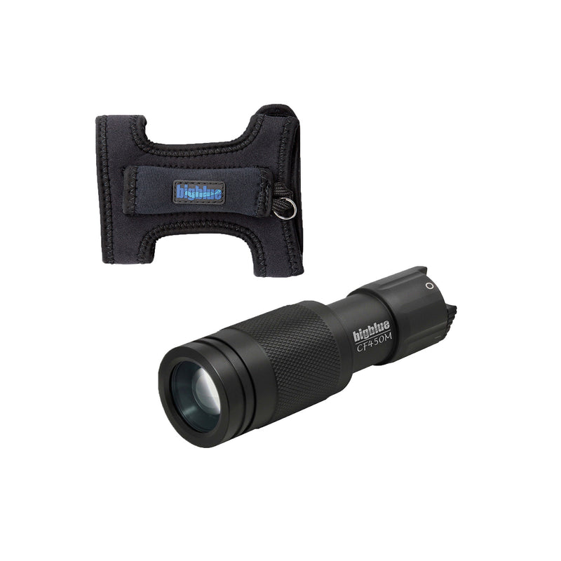 450 Lumen Mini Adjustable Beam Dive Light, Compact Underwater Illumination, Scuba Exploration Gear-Scuba Schools of America